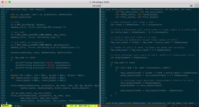 Distributed memory parallel programming